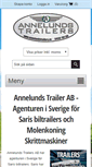 Mobile Screenshot of annelundstrailers.se